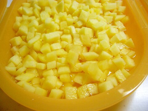 レンジで簡単!「りんごのコンポート♪」